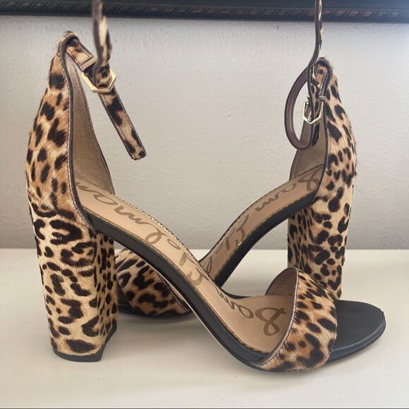 Sam Edelman Yaro Calf Hair Heels - Picture 1 of 6